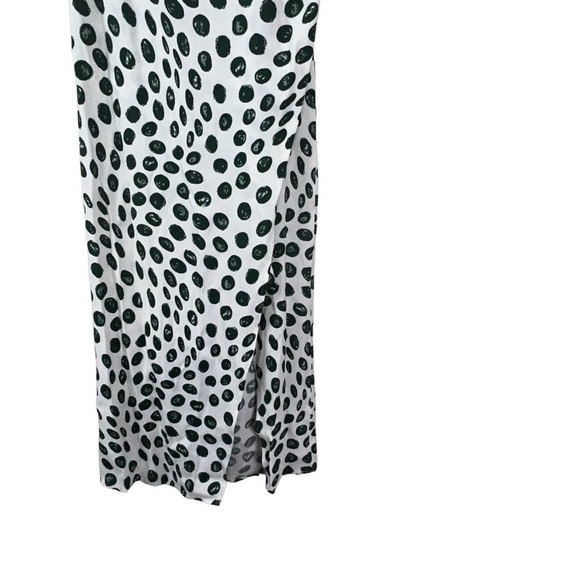 Reformation Hilda Spot Print Dress in Tapioca Size 0 - Picture 6 of 8